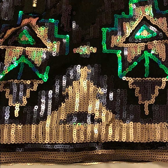 Aztec If Sequin Skirt - Picture 3 of 4